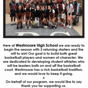 20lb WestMoore Girls Basketball Bold Roast