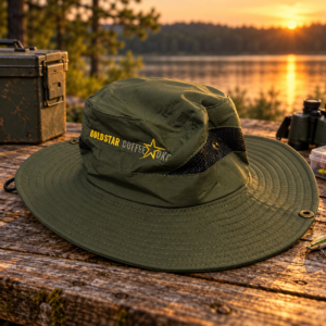 Vented boonie/safari hat - Green